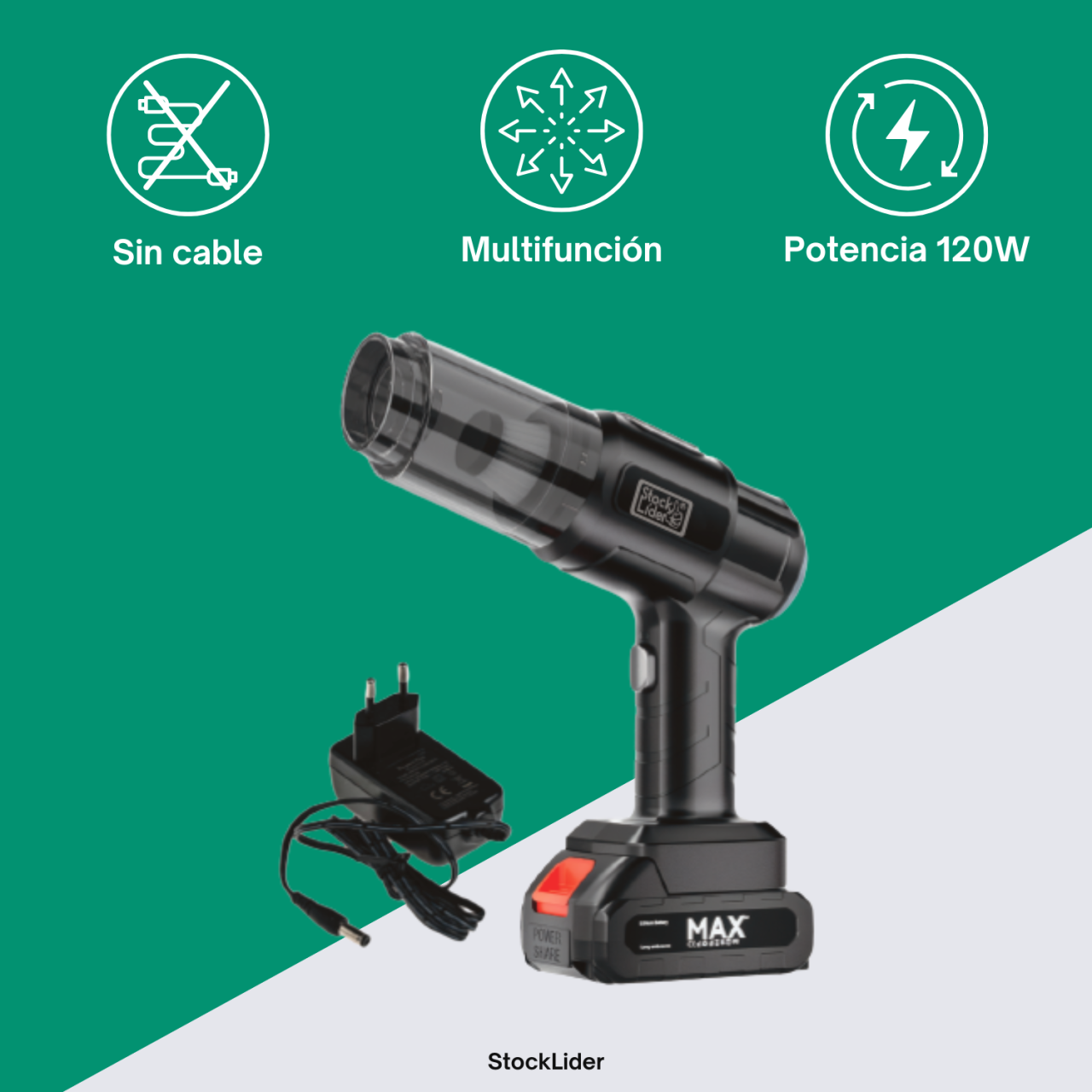 🌀 Aspiradora Multifunción – Limpieza que cabe en tu mano 🤲✨