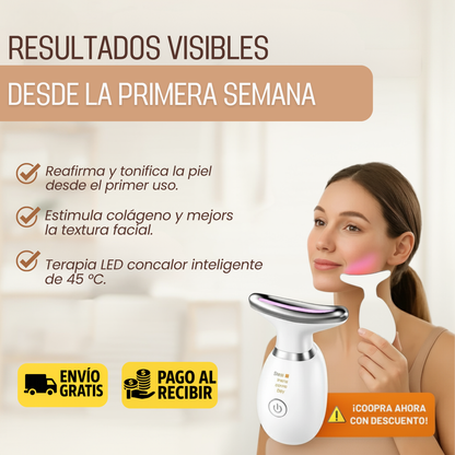 Masajeador facial - 💆‍♀️ Tecnología avanzada para una piel más joven y firme 🔥