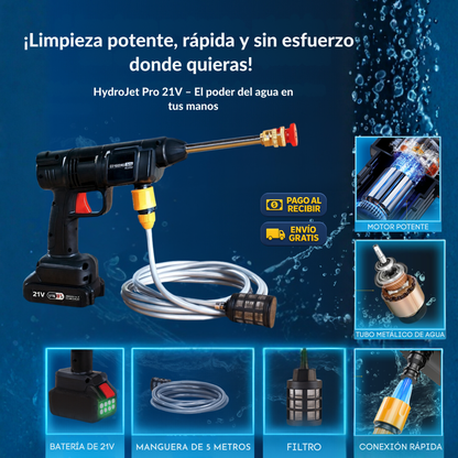 Pistola Hidrolimpiadora portatil de Alta Presion - Limpieza profunda en segundos 💧