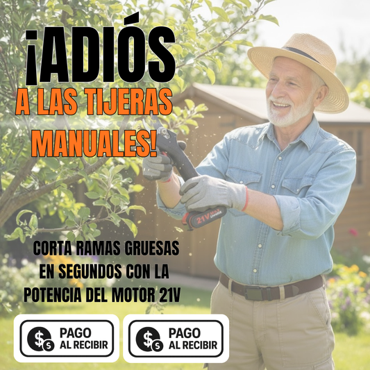 🌿 ✂️ ProGarden 48V™ – Tijera de Poda Eléctrica Rápida y Precisa ⚡