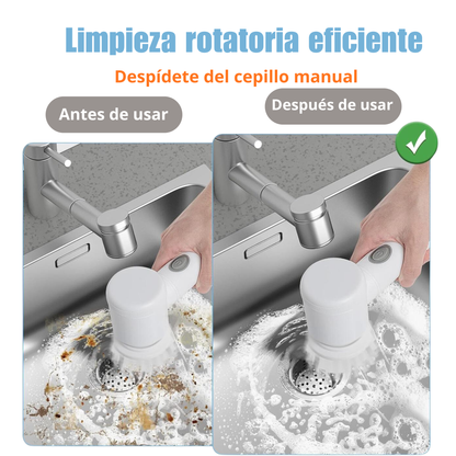 ⚡ Cepillo de Limpieza Eléctrico Portátil 3 en 1