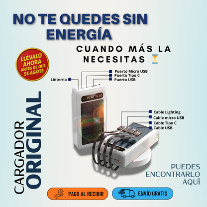 🔋☀️ PowerSolar Max – Energía sin límites donde vayas - 10.000 mAh