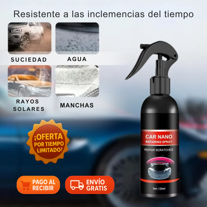 🚙 Spray reparacion de arañazos - Brillo Xtremo 🔥✨