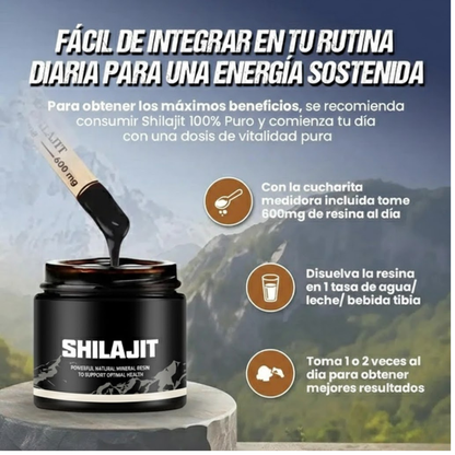 Shilajit Pura Del Himalaya : toma el control de una vida sana y equilibrada. 100g