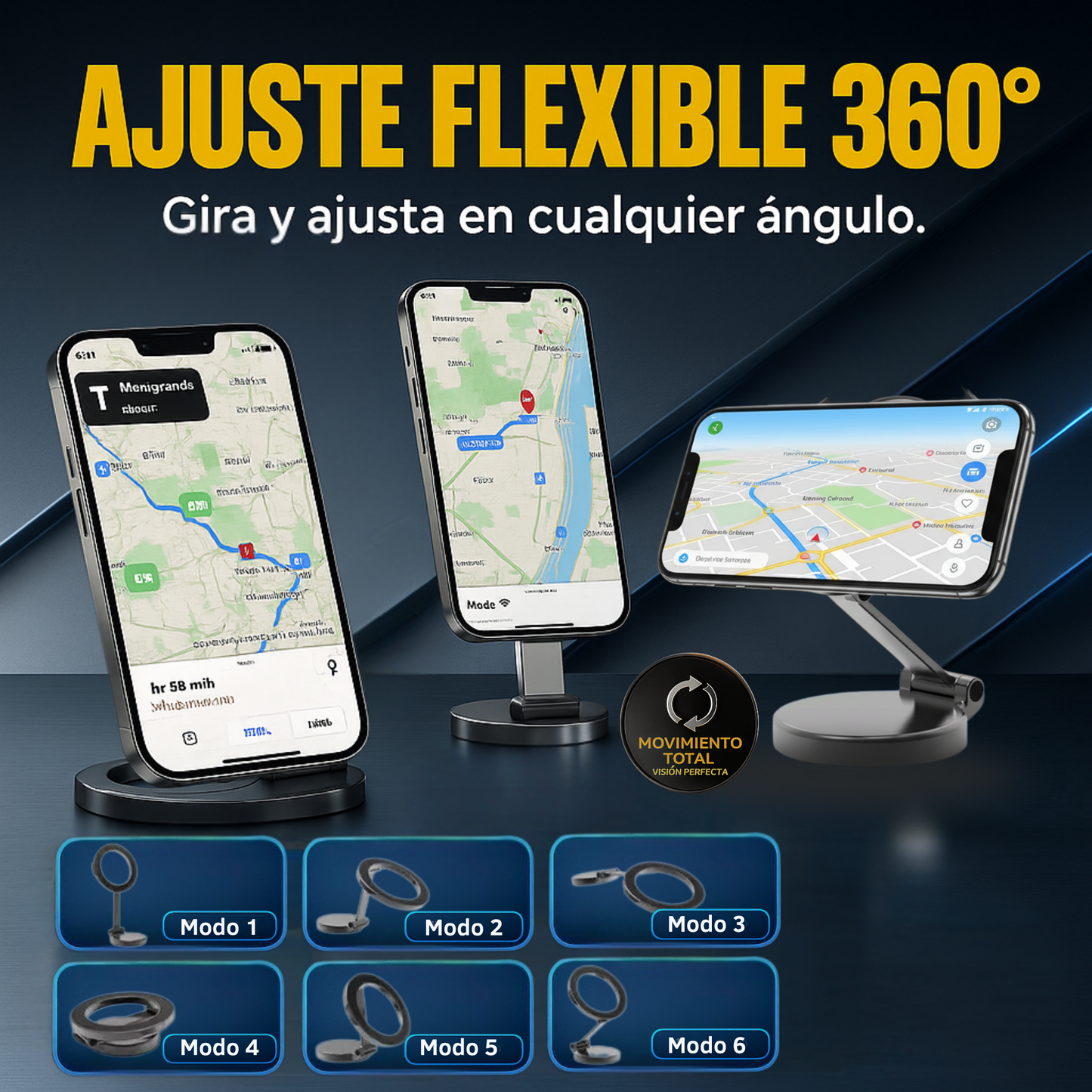 💎  Soporte Magnético 360° GreenLyca 🔁✨