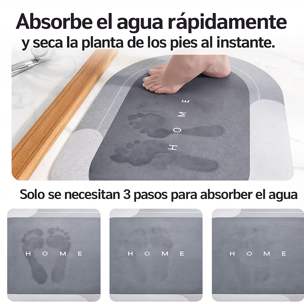 (Lleva 2 y paga 1)⭐ Alfombra de baño súper absorbente antideslizante