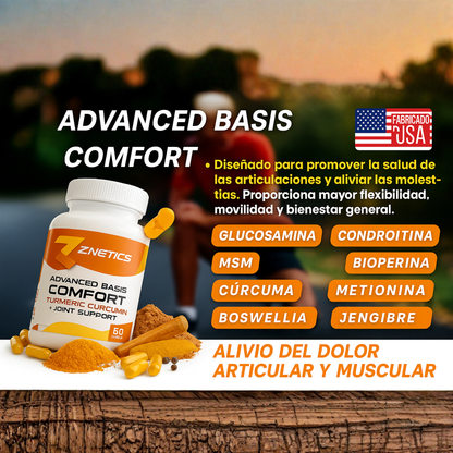 ZNETICS Advanced cúrcuma - El Antioxidante Natural que Cuida tus Articulaciones y Bienestar Diario