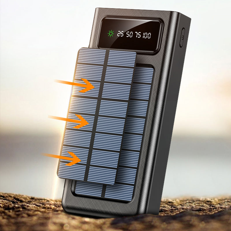 🔋☀️ PowerSolar Max – Energía sin límites donde vayas - 12.000 mAh