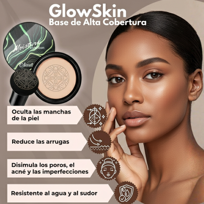 (Lleva 2, paga 1)💧 Moisture Glow Cushion l Alta cobertura + efecto porcelana en segundos
