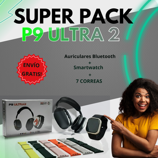 El Pack Inteligente que lo Hace Todo - Reloj Smart Watch + Auriculares Diadema