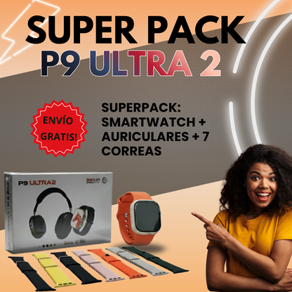 El Pack Inteligente que lo Hace Todo - Reloj Smart Watch + Auriculares Diadema