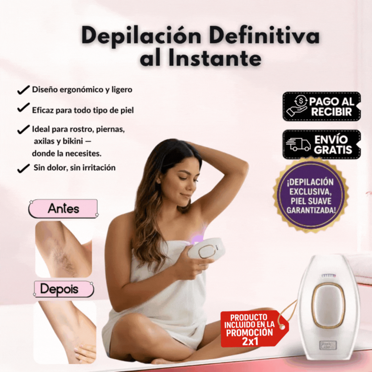 💎 Stock Líder  – Depilación sin dolor de primera calidad 🌸✨