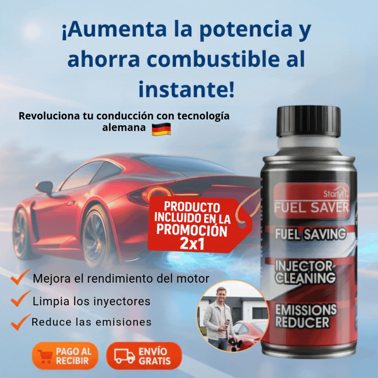 Aditivo Potenciador de Motor Ultra Eficiente – Máximo Rendimiento y Ahorro de Combustible