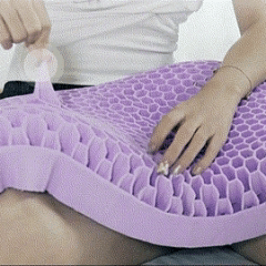 🌙✨ Almohada Cervical 3D 🐝 Panal Confort – Dile Adiós al Dolor de Cuello