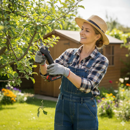 🌿 ✂️ ProGarden 48V™ – Tijera de Poda Eléctrica Rápida y Precisa ⚡