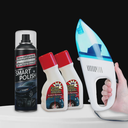 ✨Kit 3 en 1 AutoPro: Brilla, Repara y Aspira como un Profesional  🚗