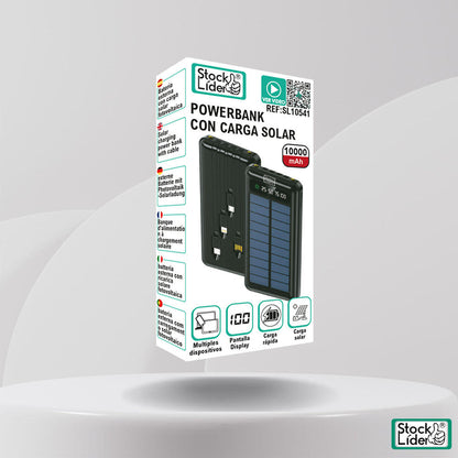 🔋☀️ PowerSolar Max – Energía sin límites donde vayas - 10.000 mAh