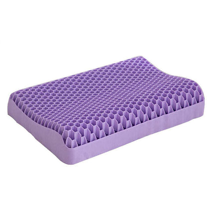 🌙✨ Almohada Cervical 3D 🐝 Panal Confort – Dile Adiós al Dolor de Cuello