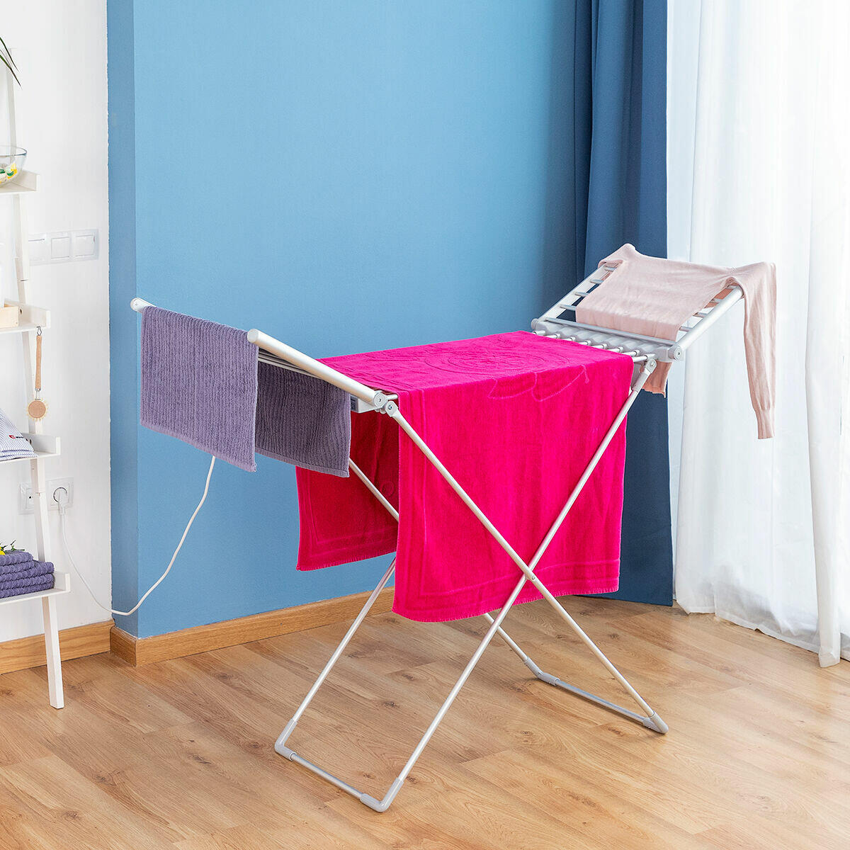 Tendedero Eléctrico Plegable - 🔥 “¡Ropa Seca al Instante! ⚡