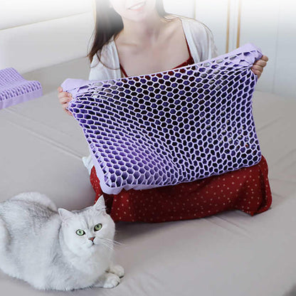 🌙✨ Almohada Cervical 3D 🐝 Panal Confort – Dile Adiós al Dolor de Cuello