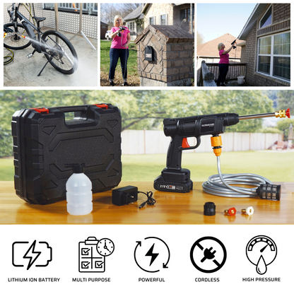 Pistola Hidrolimpiadora portatil de Alta Presion - Limpieza profunda en segundos 💧