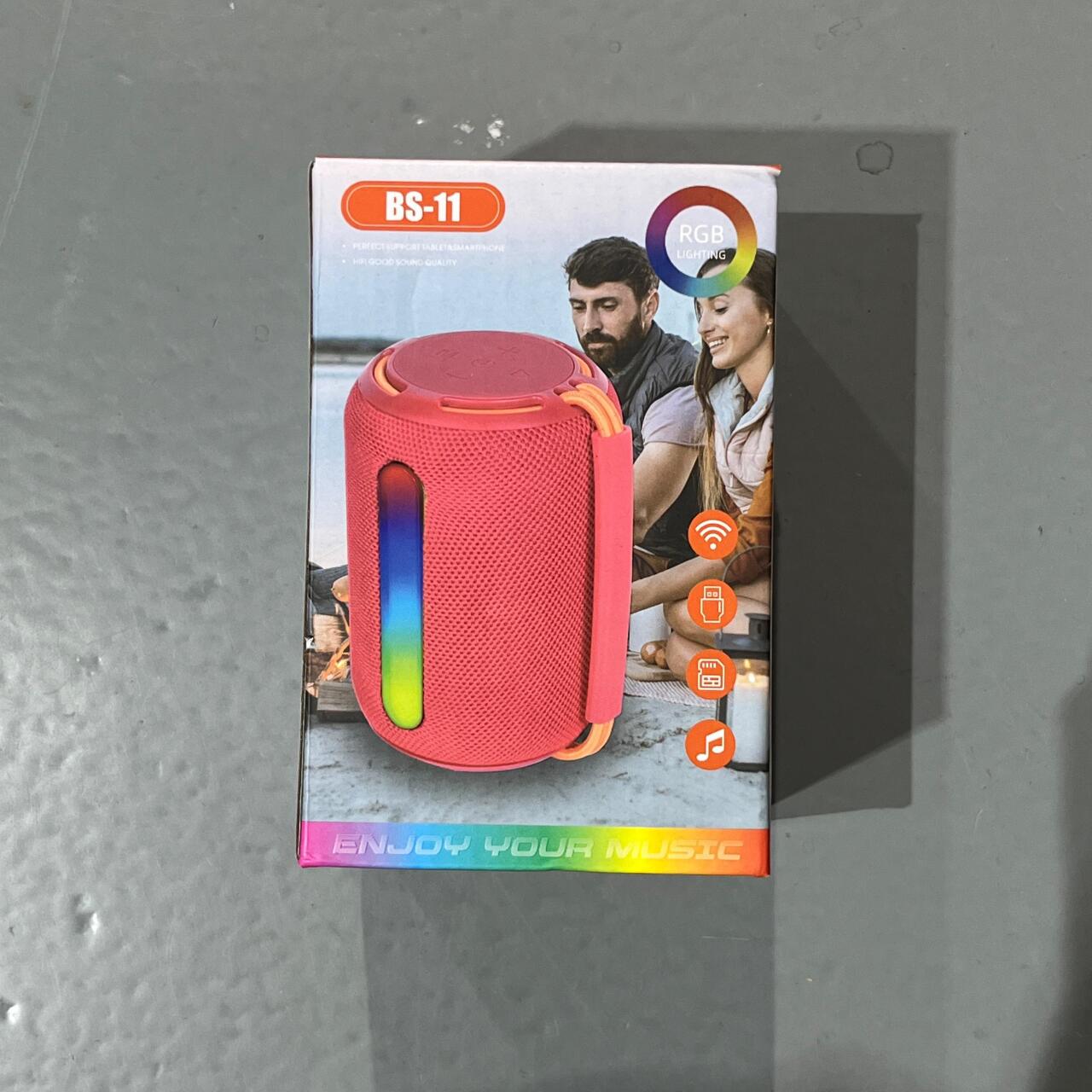 Altavoz Bluetooth Portátil BS-11 -  RGB Inteligente y Sonido Envolvente 🔊🎶