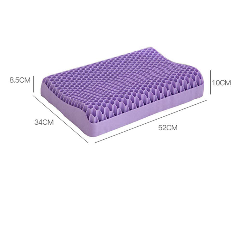 🌙✨ Almohada Cervical 3D 🐝 Panal Confort – Dile Adiós al Dolor de Cuello