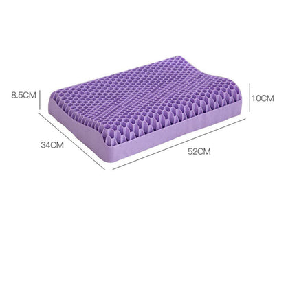 🌙✨ Almohada Cervical 3D 🐝 Panal Confort – Dile Adiós al Dolor de Cuello