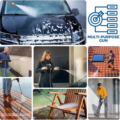 Pistola Hidrolimpiadora portatil de Alta Presion - Limpieza profunda en segundos 💧