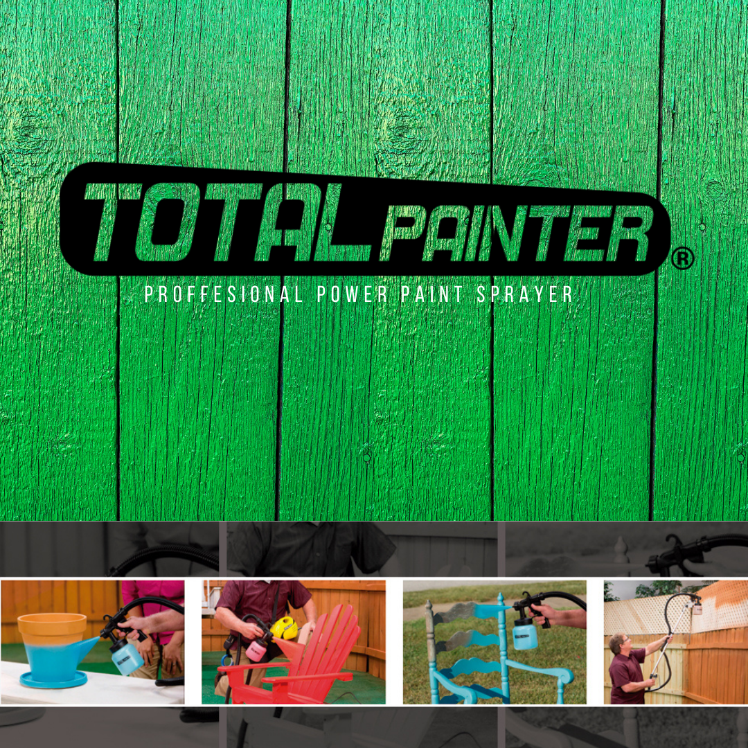 🖌️ TOTAL PAINTER®  PISTOLA ELÉCTRICA PULVERIZADORA DE PINTURA - POTENCIA, RAPIDEZ Y UN ACABADO PROFESIONAL EN MINUTOS ⚡